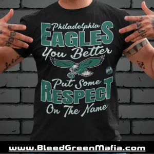You Better Put Some Respect On The Name Unisex T-Shirt | www.BleedGreenMafia.com